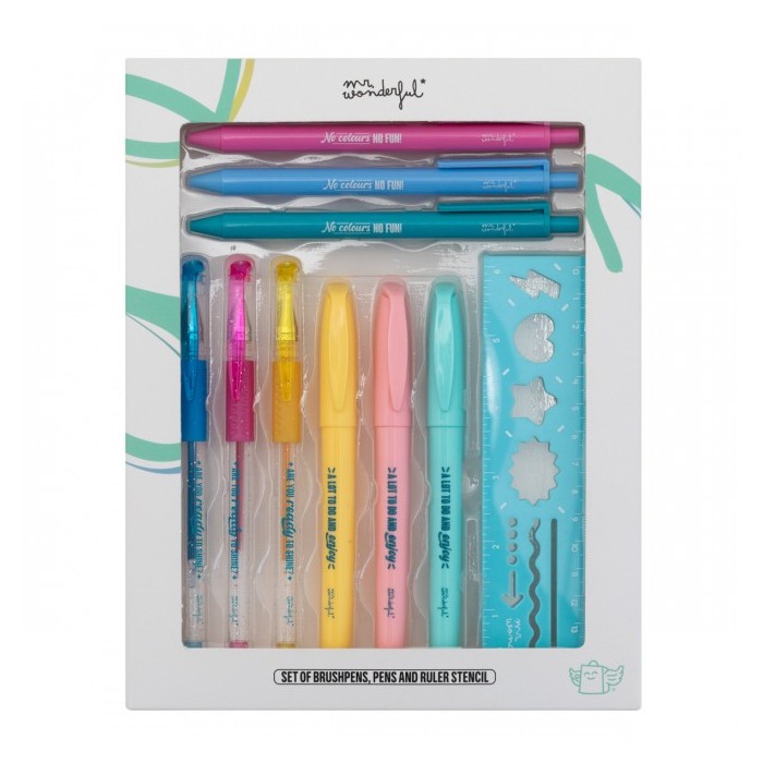 SET DE ROTULADORES  BOLIS Y PLANTILLAS PARA DISEÑA