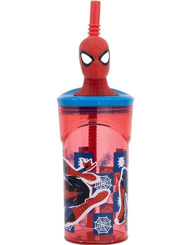 VASO FIGURA 3D SPIDERMAN 360ML