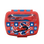 SANDWICHERA CON CUBIERTOS SPIDERMAN