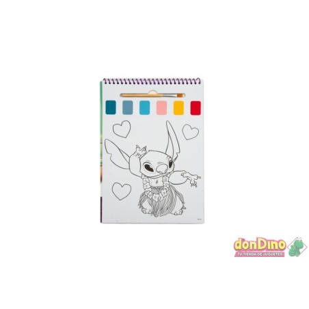 LIBRO DIBUJOS ACUARELAS STITCH