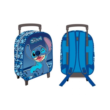 MOCHILA TROLLEY STITCH AZUL