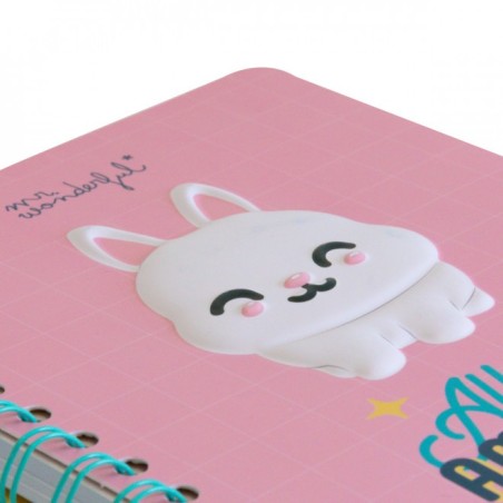 LIBRETA A5 CONEJO 3D - ALL THE AMAZING