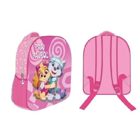 MOCHILA PATRULLA CANINA ROSA 3D