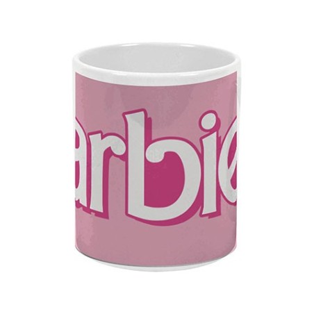 TAZA BARBIE ROSA