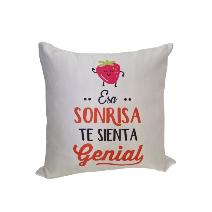 COJIN ESA SONRISA TE SIENTA GENIAL