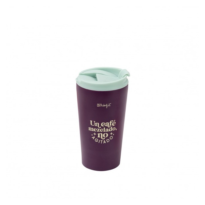 TAZA TAKE AWAY TÉRMICA - UN CAFÉ MEZCLADO