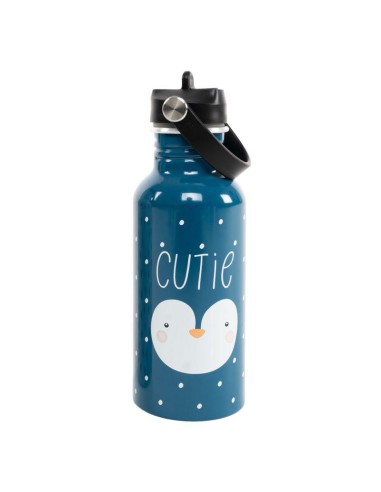 BOTELLA ALUMINIO PINGUINO 600ML