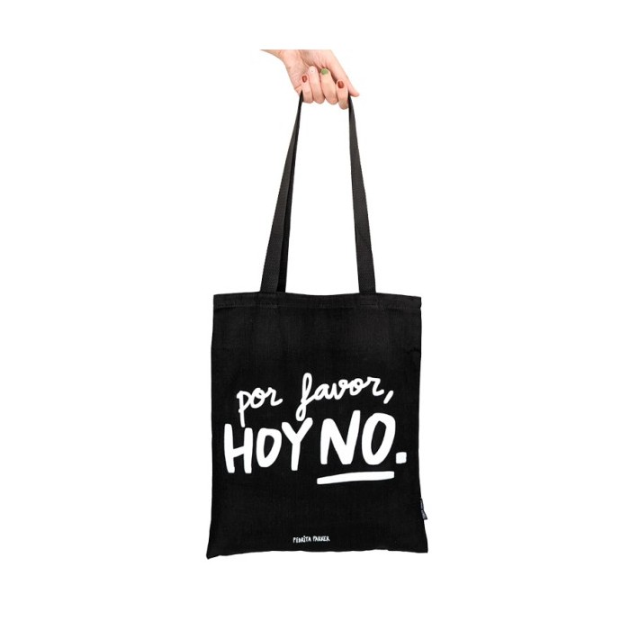 BOLSA DE LONA - POR FAVOR  HOY NO