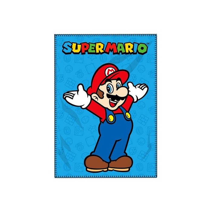 MANTA POLAR SUPER MARIO 100X140