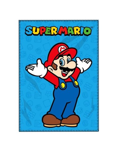 MANTA POLAR SUPER MARIO 100X140