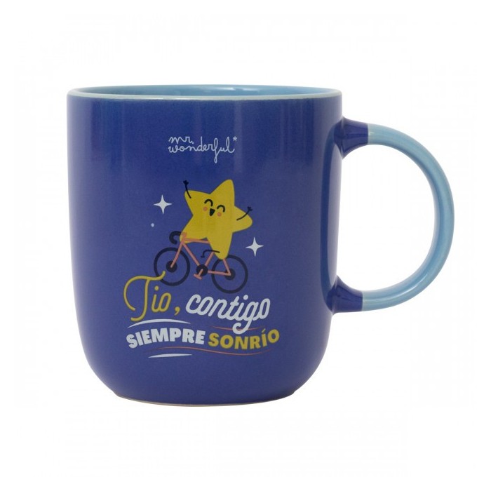 TAZA - TÍO  CONTIGO SIEMPRE SONRIO