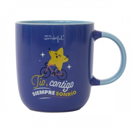 TAZA - TÍO  CONTIGO SIEMPRE SONRIO