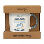 TAZA DE AGRADECIMIENTO - HACES POSIBLE LO IMPO