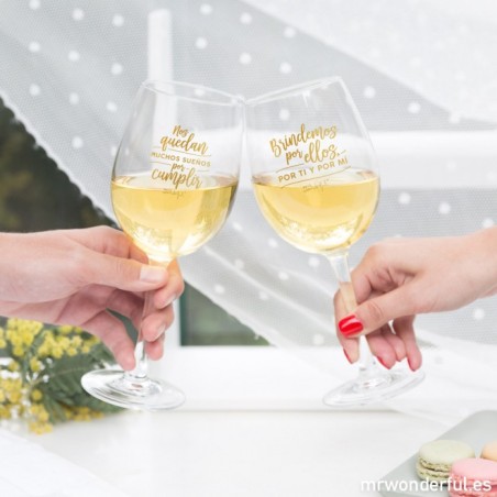 COPAS PARA NOVIOS PARA BRINDAR POR LO