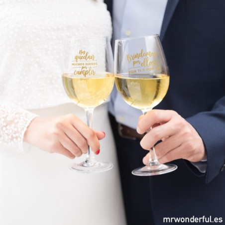 COPAS PARA NOVIOS PARA BRINDAR POR LO