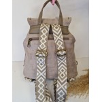 MOCHILA FLECOS TACHUELA - KHAKI