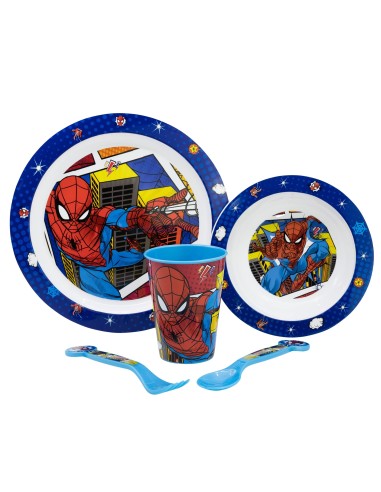 SET VAJILLA SPIDERMAN 5PZS