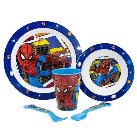 SET VAJILLA SPIDERMAN 5PZS