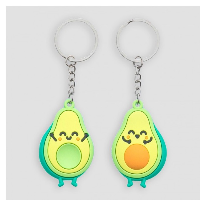 SET DE 2 LLAVEROS AGUACATE