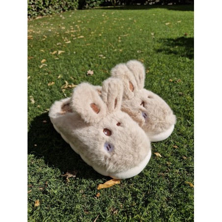 ZAPATILLAS MUJER CONEJITO KHAKI