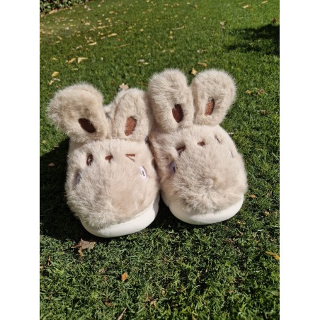 ZAPATILLAS MUJER CONEJITO KHAKI