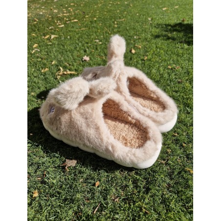 ZAPATILLAS MUJER CONEJITO KHAKI