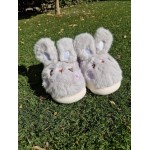 ZAPATILLAS MUJER CONEJITO GRIS