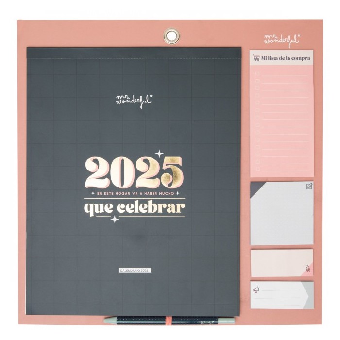 CALENDARIO DE PARED MAGNETICO 2025 EN ESTE HOGAR V