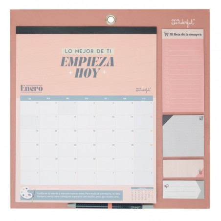 CALENDARIO DE PARED MAGNETICO 2025 EN ESTE HOGAR V