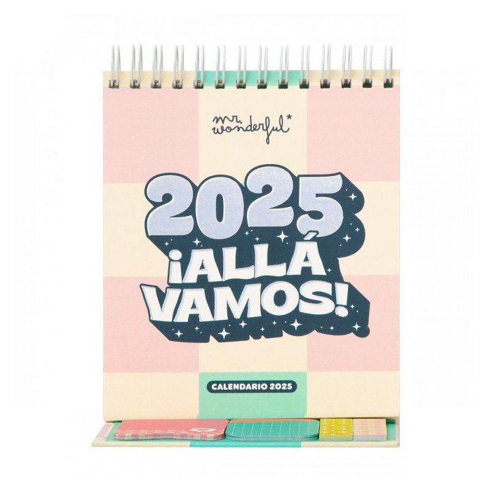 CALENDARIO DE SOBREMESA PEQ 2025 - ¡ALLÁ VAMOS 