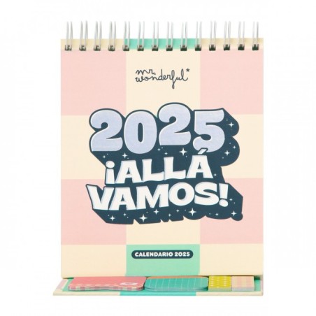 CALENDARIO DE SOBREMESA PEQ 2025 - ¡ALLÁ VAMOS 