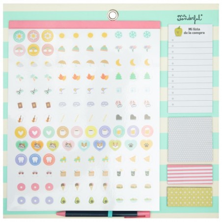 CALENDARIO DE PARED MAGNÉTICO 2025 - BIENVENIDO A