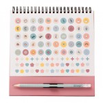 CALENDARIO SOBREMESA CON BOLSILLO 2025