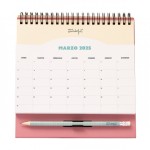 CALENDARIO SOBREMESA CON BOLSILLO 2025