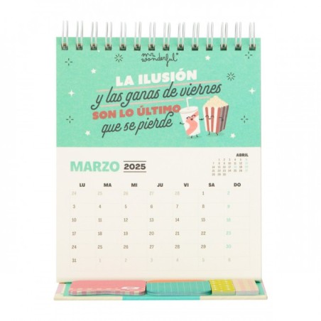 CALENDARIO DE SOBREMESA PEQ 2025 - ¡ALLÁ VAMOS!