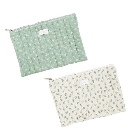 NECESER PLANO L HOJAS VERDE AGUA