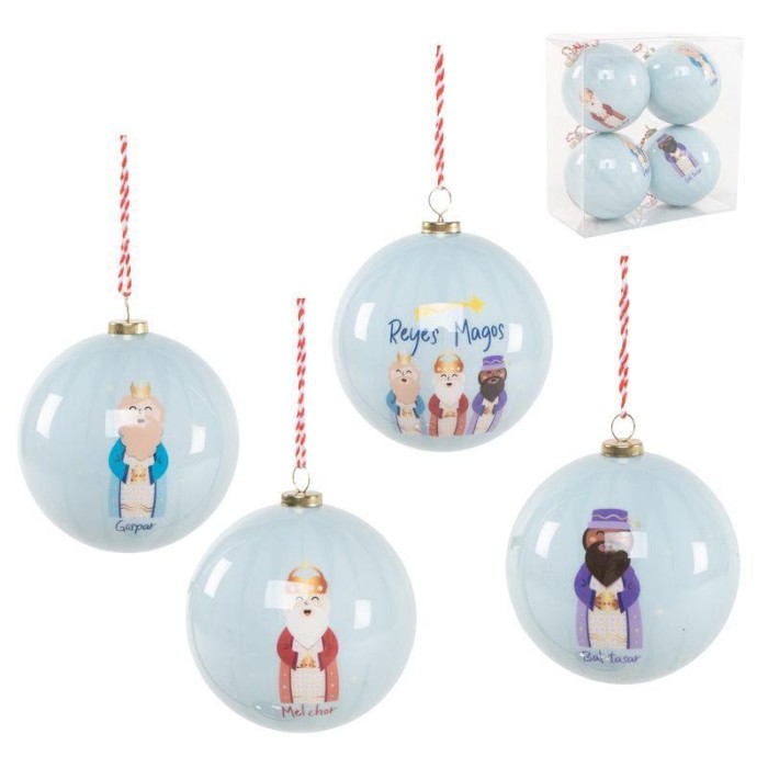 JUEGO 4 BOLAS REYES MAGOS 