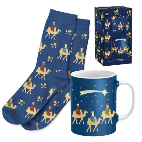 SET REGALO TAZA   CALCETIN T 38-42 REYES MAGOS