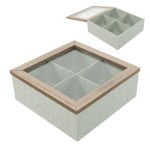 CAJA INFUSIONES 4 DPTOS  HOJAS