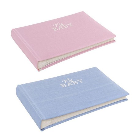 ALBUM FOTOS ADHESIVO PEQ 20PAG TELA BABY