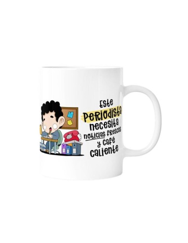 TAZA - PERIODISTA CHICO