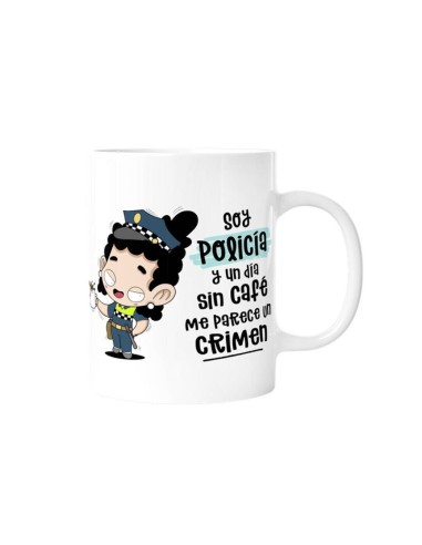 TAZA POLICÍA  CHICA 