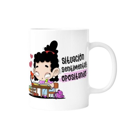 TAZA - OPOSITANDO  CHICA 