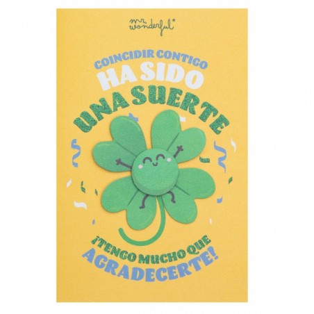 POSTAL - COINCIDIR CONTIGO HA SIDO UNA SUERTE