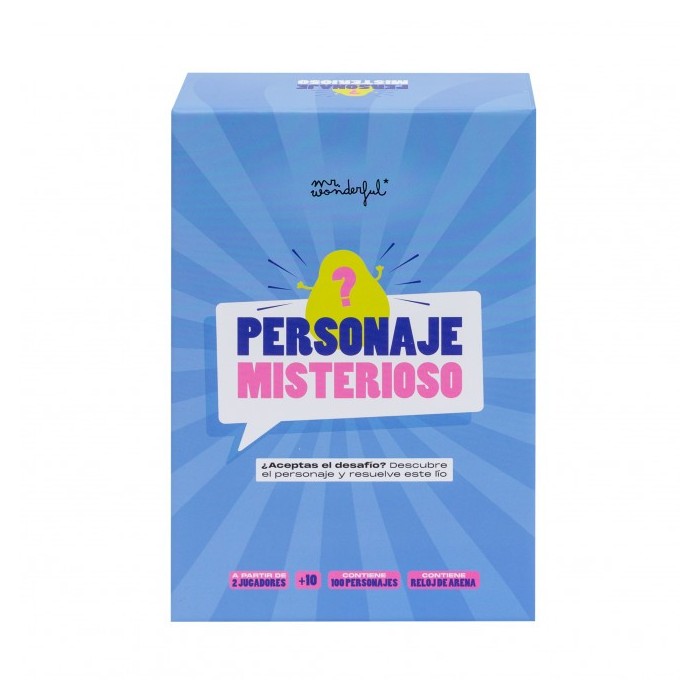 JUEGO DE CARTAS -PERSONAJE MISTERIOSO