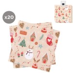 JUEGO 20 SERVILLETAS 33X33 NAVIDAD