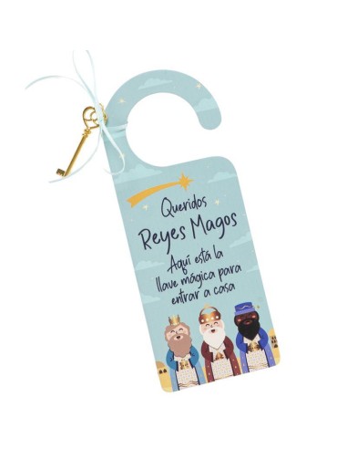 COLGADOR PARA PUERTA CON LLAVE REYES MAGOS