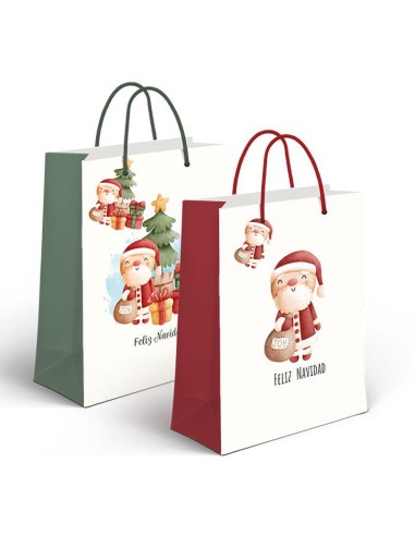 BOLSA PAPEL L NAVIDAD