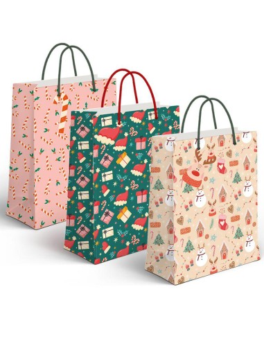 BOLSA PAPEL XL NAVIDAD