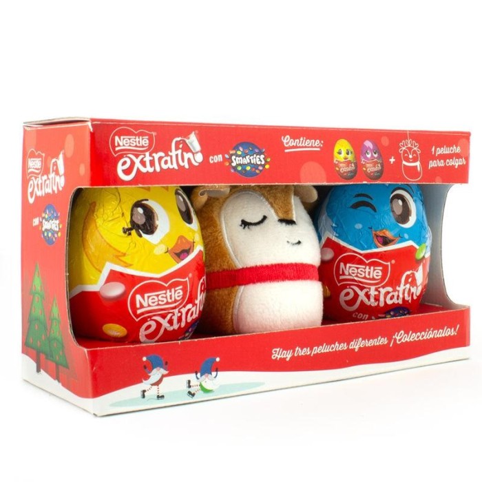 HUEVOS CON SMARTIES Y MINI PELUCHE